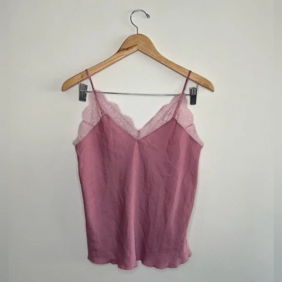 Victorias Secret Silky Lace Top - Picture 2 of 4